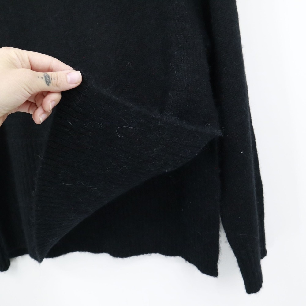 J. Crew High Rib Alpaca Wool Sweater Women XS Black Modern Classic Versatile NWT - Picture 7 of 14